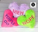 Valentine Heart Stuffies Set of 3 designs (4x4 & 5x7 sizes included) machine embroidery design DIGITAL DOWNLOAD For Sale