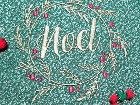 Noel Machine Embroidery Design 5 sizes included DIGITAL DOWNLOAD Discount