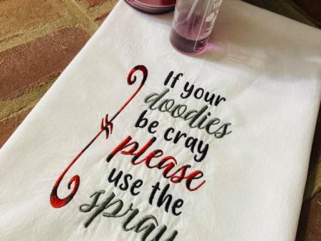 If your doodies be cray machine embroidery design 4 sizes included DIGITAL DOWNLOAD Discount