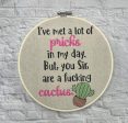 I ve known a lot of pricks machine embroidery design (4 sizes included) DIGITAL DOWNLOAD Discount