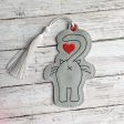 Cat butt heart bookmark bag tag ornament machine embroidery design DIGITAL DOWNLOAD Sale