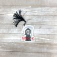 Reaper Killin  it Bookmark bag tag ornament 4x4 machine embroidery design DIGITAL DOWNLOAD Online Sale