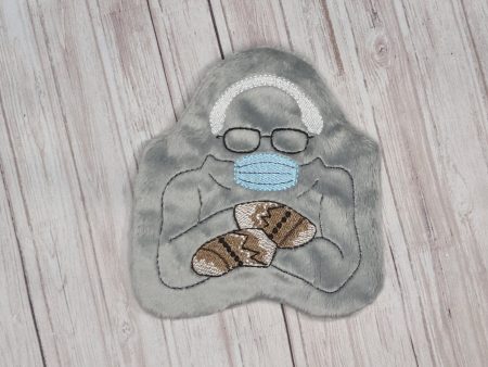 Bernie Mittens Stuffy ITH design (5 sizes included) machine embroidery design DIGITAL DOWNLOAD Online Hot Sale