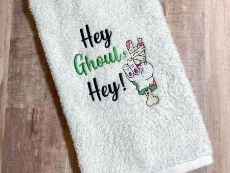 Hey Ghoul Hey Machine Embroidery Design 5 sizes included DIGITAL DOWNLOAD For Discount