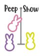 Peep Show applique machine embroidery design (5 sizes included) DIGITAL DOWNLOAD Hot on Sale