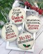 Holiday True Crime Ornament (set of 4 designs) machine embroidery design DIGITAL DOWNLOAD Discount