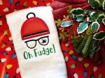 Oh Fudge Applique Machine Embroidery Design 5 sizes included DIGITAL DOWNLOAD Online