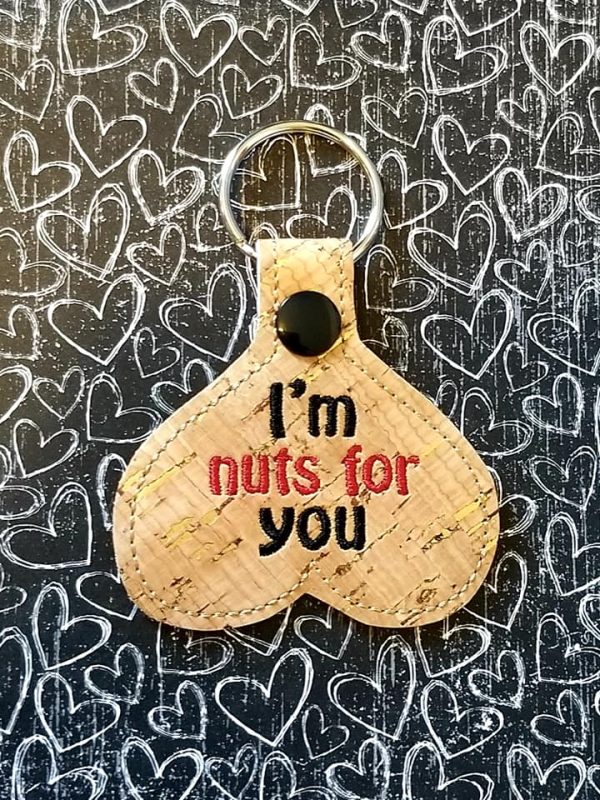 Nuts for you Snap tab single and multi files included machine embroidery design DIGITAL DOWNLOAD Online now