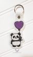 Panda Balloon sketchy snap tab single and multi files included machine embroidery design DIGITAL DOWNLOAD Cheap