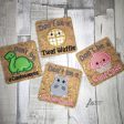 Cute Swears Applique Coaster set of 4 designs machine embroidery design DIGITAL DOWNLOAD Hot on Sale