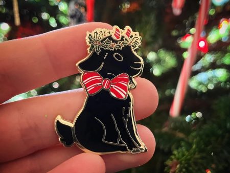 Holly the Christmas Goat Enamel Pin Sale