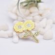 Sunny Sunflower Enamel Pin Online Sale