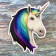 White Unicorn Sticker Online Sale