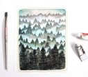 Northwest Forest Art Print (8  x 10 ) Online