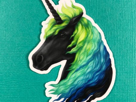 Black Unicorn sticker Supply