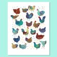 Chicken Crew Print (8x10) Fashion