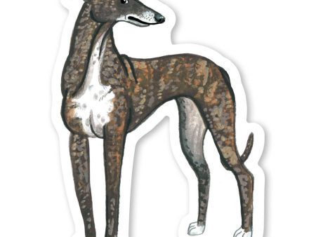 Greyhound Vinyl Sticker Hot on Sale