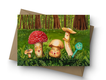 Shroom Tunes  Greeting Card For Cheap