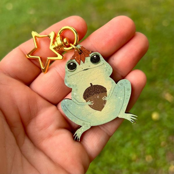 Autumnal Froggy Keychain Hot on Sale