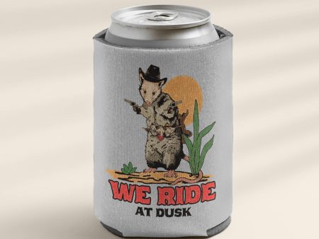 Opossum Cowboy Koozie For Cheap