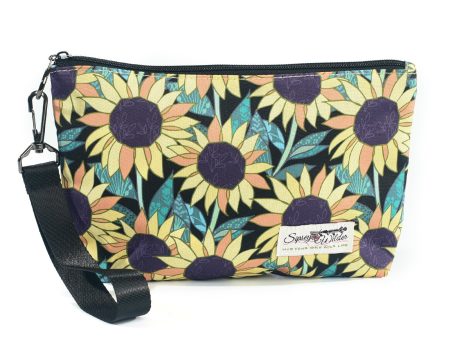 Sunflower Fields Organizer Wristlet Cheap