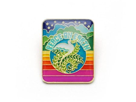 Peace On Earth Enamel Pin Supply