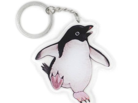 Adelie Penguin Double-Sided Acrylic Keychain Online Sale