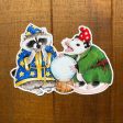 Fortuneteller Opossum & Raccoon Sticker Discount