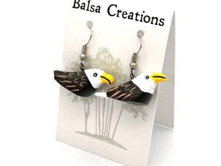 Bald Eagle Balsa Earrings Online Hot Sale