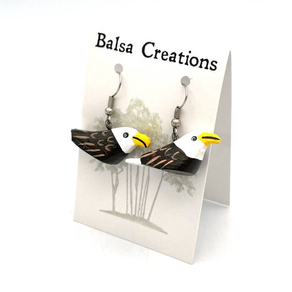 Bald Eagle Balsa Earrings Online Hot Sale