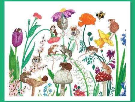 Mouse Garden Print (8 x10 ) Sale